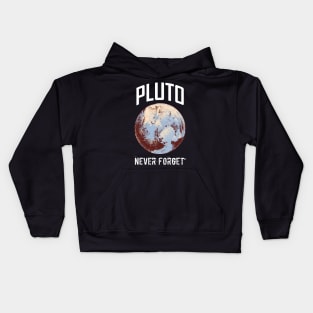 Pluto Never Forget Kids Hoodie